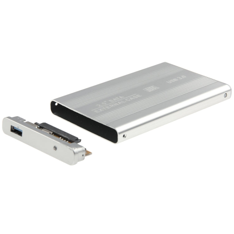 High Speed 2.5 inch HDD SATA External Case, Support USB 3.0(Silver) by buy2fix