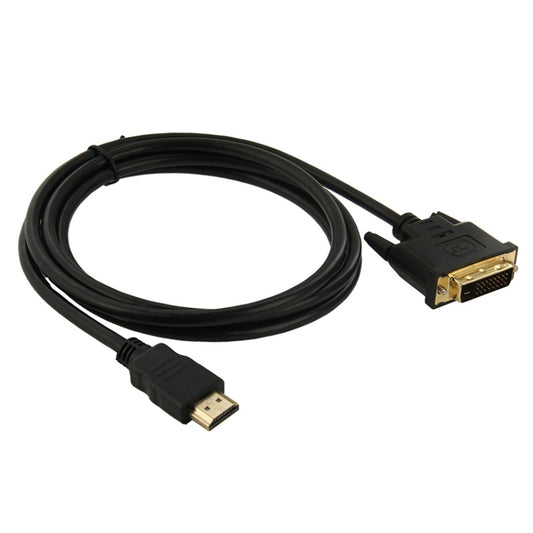 1.8m HDMI (Type-A) Male to DVI 24+1 Pin Male Adapater Cable - Cable by buy2fix | Online Shopping UK | buy2fix
