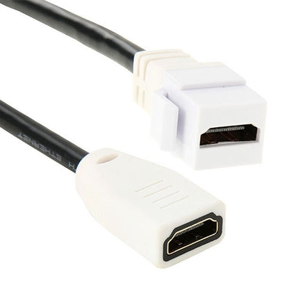15cm High Speed V1.4 HDMI 19 Pin Female to HDMI 19 Pin Female Connector Adapter Cable by buy2fix