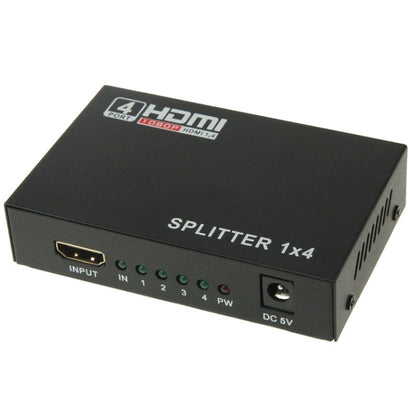 Mini HD 1080P 1x4 HDMI V1.4 Splitter for HDTV / STB/ DVD / Projector / DVR by buy2fix