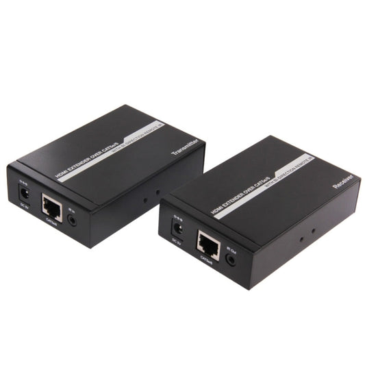 HDMI Extender Over Cat5e / 6, EU Plug (Black) - Amplifier by buy2fix | Online Shopping UK | buy2fix