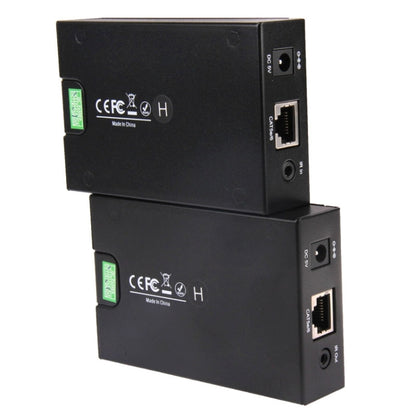 HDMI Extender Over Cat5e / 6, EU Plug (Black) - Amplifier by buy2fix | Online Shopping UK | buy2fix