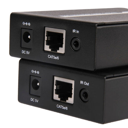 HDMI Extender Over Cat5e / 6, EU Plug (Black) - Amplifier by buy2fix | Online Shopping UK | buy2fix