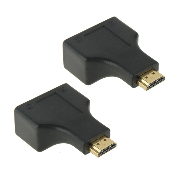 30m HDMI to Dual Port RJ45 Network Cable Extender Over by Cat 5e/6 3D HDTV Up - Amplifier by buy2fix | Online Shopping UK | buy2fix