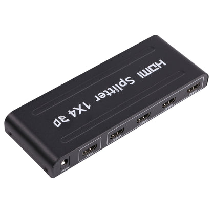 1080P 1x4 HDMI Splitter, 1.4 Version, EU Plug(Black) by buy2fix