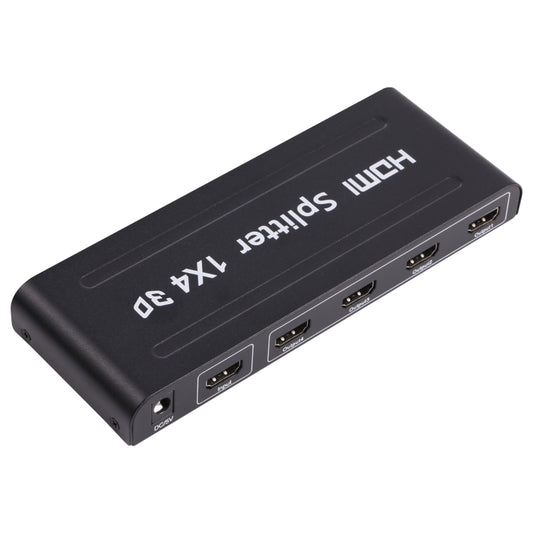 1080P 1x4 HDMI Splitter, 1.4 Version, EU Plug(Black) by buy2fix