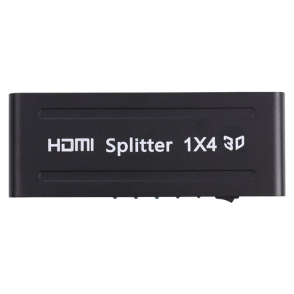 1080P 1x4 HDMI Splitter, 1.4 Version, EU Plug(Black) by buy2fix