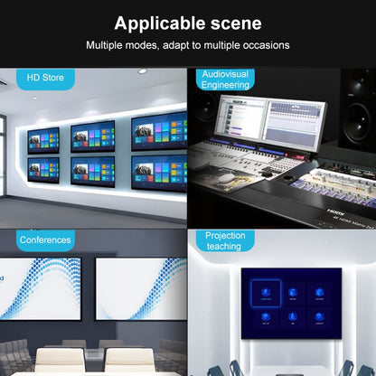 1080P 1x4 HDMI Splitter, 1.4 Version, EU Plug(Black) by buy2fix