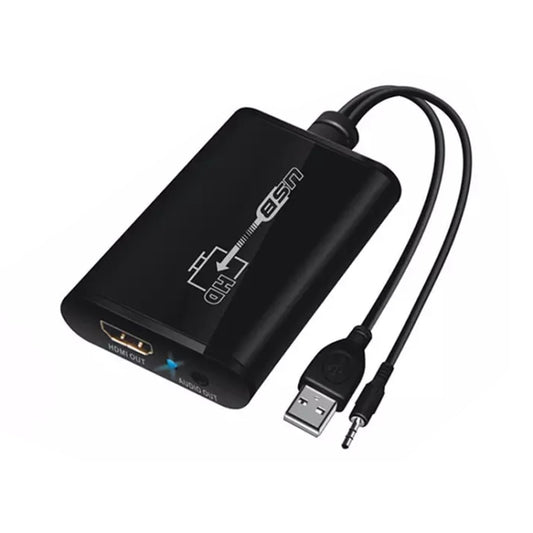 USB 3.0 to HDMI HD Video Leader Converter for HDTV, Support Full HD 1080P(Black) by buy2fix