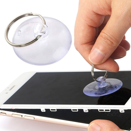Suction Cup with Metal Key Ring for Cell Phone LCD Screen Removal Opening Repair Tools - Sucker by buy2fix | Online Shopping UK | buy2fix