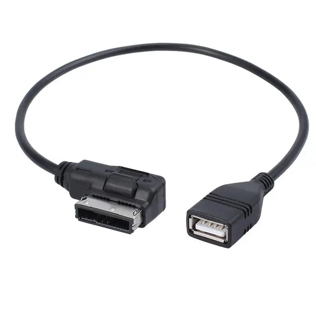 Multimedia Digital Audio AMI to USB Adapter Cable for Audi(Black) - DIY Cables by buy2fix | Online Shopping UK | buy2fix