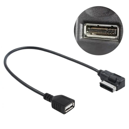Multimedia Digital Audio AMI to USB Adapter Cable for Audi(Black) - DIY Cables by buy2fix | Online Shopping UK | buy2fix