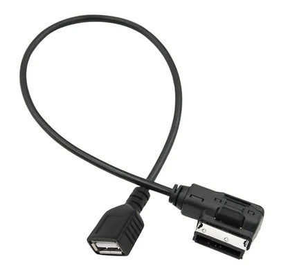 Multimedia Digital Audio AMI to USB Adapter Cable for Audi(Black) - DIY Cables by buy2fix | Online Shopping UK | buy2fix