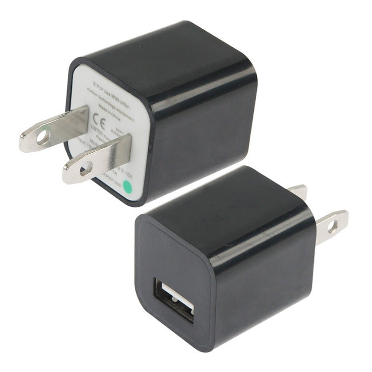 US Plug USB Charger(Black) - USB Charger by buy2fix | Online Shopping UK | buy2fix