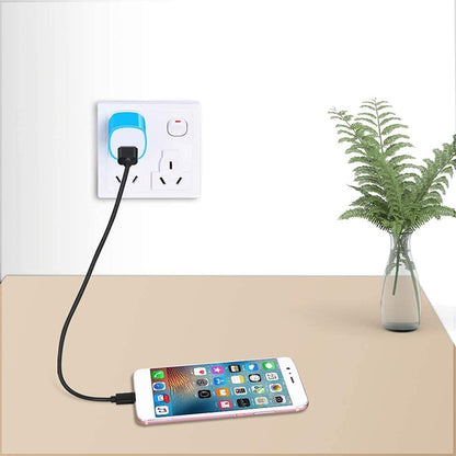 US Plug USB Charger(Blue) - USB Charger by buy2fix | Online Shopping UK | buy2fix