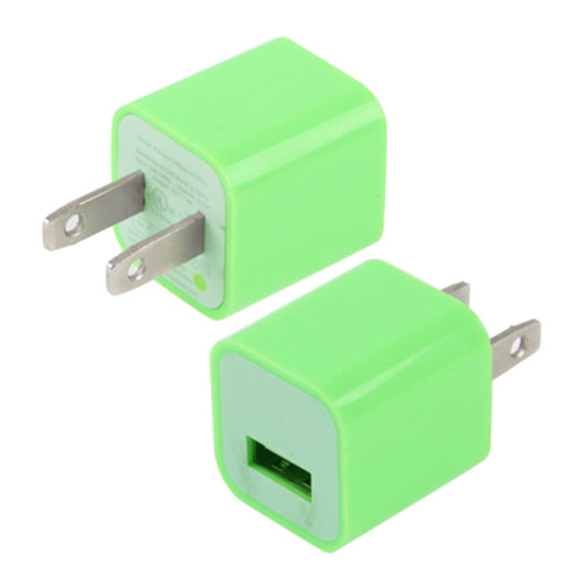 US Plug USB Charger(Green) - USB Charger by buy2fix | Online Shopping UK | buy2fix