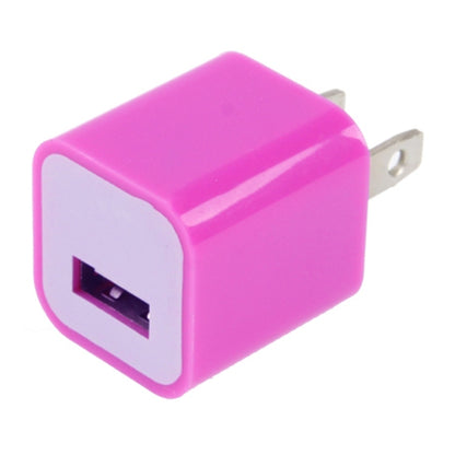 US Plug USB Charger(Magenta) - USB Charger by buy2fix | Online Shopping UK | buy2fix