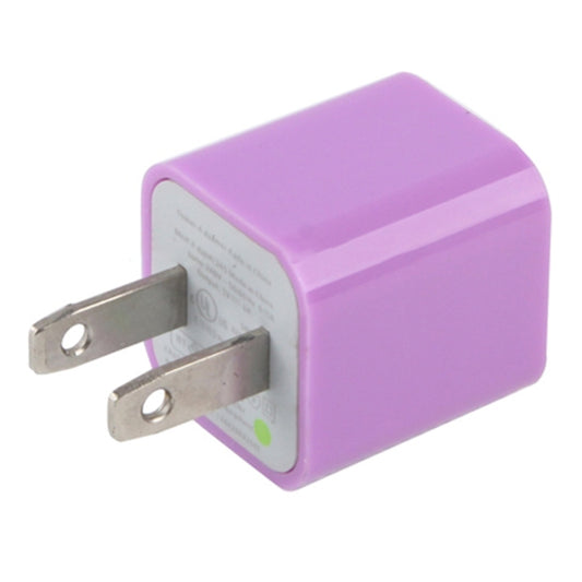 US Plug USB Charger(Purple) - USB Charger by buy2fix | Online Shopping UK | buy2fix