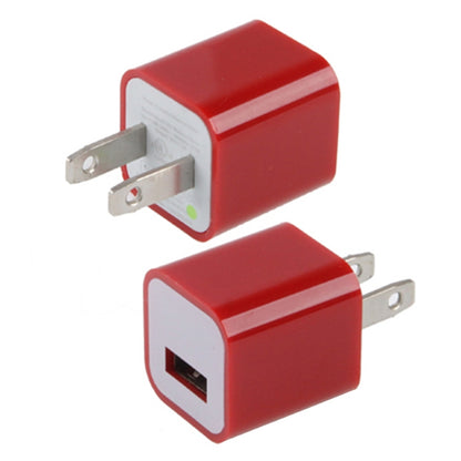 US Plug USB Charger(Red) - USB Charger by buy2fix | Online Shopping UK | buy2fix