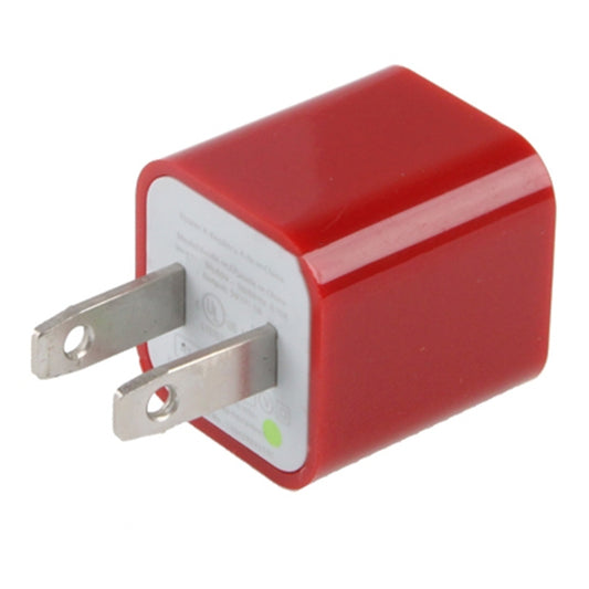 US Plug USB Charger(Red) - USB Charger by buy2fix | Online Shopping UK | buy2fix