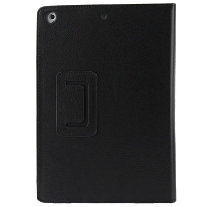 Litchi Texture Flip Leather Case with Holder & Sleep / Wake-up Function for iPad Air(Black) -  by buy2fix | Online Shopping UK | buy2fix