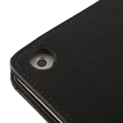 Litchi Texture Flip Leather Case with Holder & Sleep / Wake-up Function for iPad Air(Black) -  by buy2fix | Online Shopping UK | buy2fix