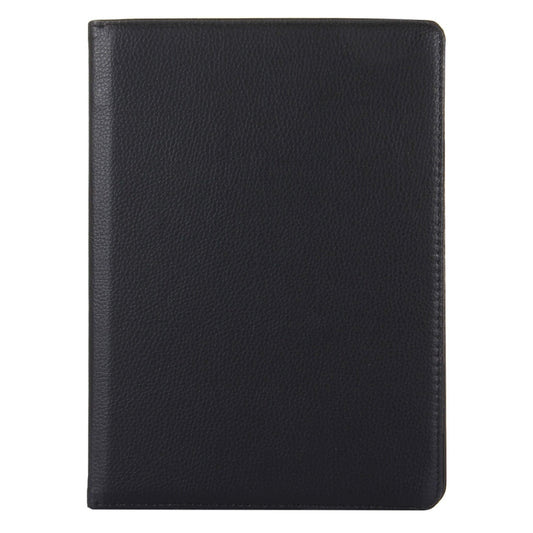 For iPad 9.7 (2018) & iPad 9.7 (2017) & Air 2 & Air 360 Degree Rotation Litchi Texture Leather Case with 2 Gears Holder(Black) - iPad 9.7 (2018) & (2017) Cases by buy2fix | Online Shopping UK | buy2fix