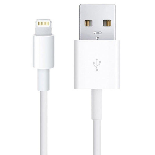 2m USB Sync Data & Charging Cable For iPhone, iPad(White) - Normal Style Cable by buy2fix | Online Shopping UK | buy2fix
