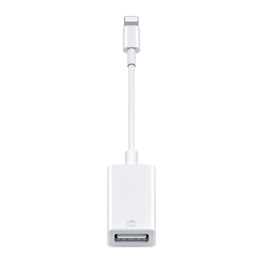 USB OTG Connection Kit  (10cm)(White) - Converter & Adapter by buy2fix | Online Shopping UK | buy2fix