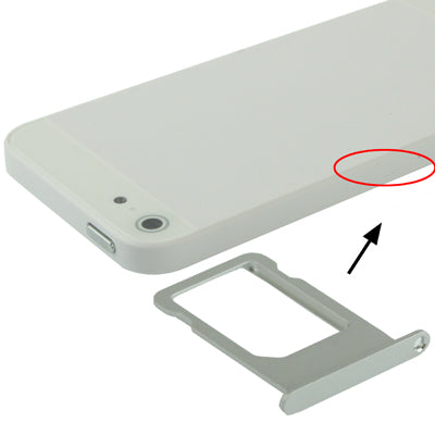 Original Sim Card Tray Holder for iPhone 5(Silver) - iPhone 5 Parts by buy2fix | Online Shopping UK | buy2fix