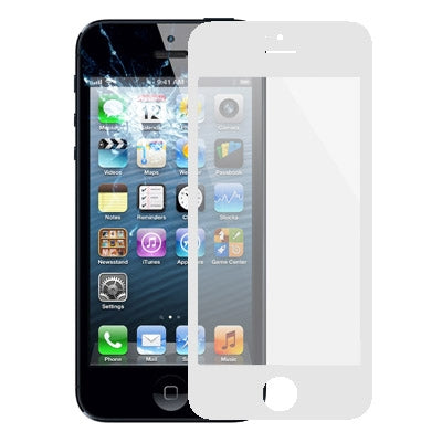 Front Screen Outer Glass Lens for iPhone 5 & 5S(White) - iPhone 5 Parts by buy2fix | Online Shopping UK | buy2fix
