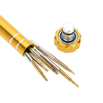 5 in 1 Gold Series Screwdriver Sets (T5 / T6 / 1.2 / 1.5 / 0.8) - Screwdriver Set by buy2fix | Online Shopping UK | buy2fix