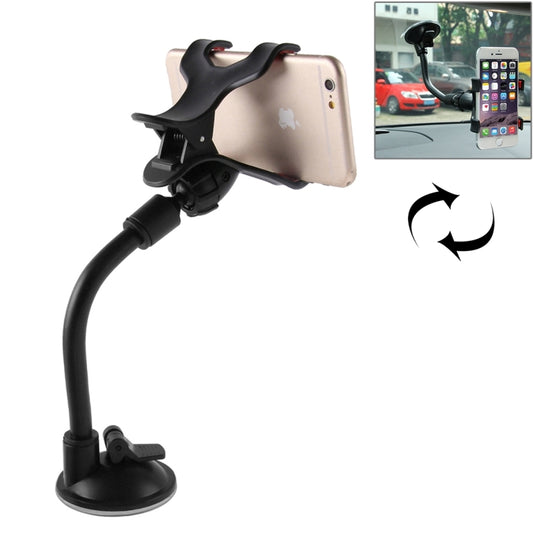 Universal 360 Degree Rotation Suction Cup Car Holder / Desktop Stand, Size Range: 3.5-8.3cm, For iPhone, Galaxy, Huawei, Xiaomi, Lenovo, Sony, LG, HTC and Other Smartphones, MP4, PDA, PSP, GPS(Black) by buy2fix