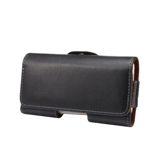 Crazy Horse Texture Vertical Flip Genuine Leather Case / Waist Bag with Back Splint for iPhone 4S / 5 / 5S / 5C(Black) - More iPhone Cases by buy2fix | Online Shopping UK | buy2fix