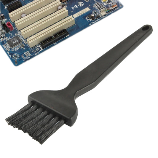 Electronic Component 7 Beam Flat Handle Antistatic Cleaning Brush, Length: 14cm(Black) - Brushes by buy2fix | Online Shopping UK | buy2fix
