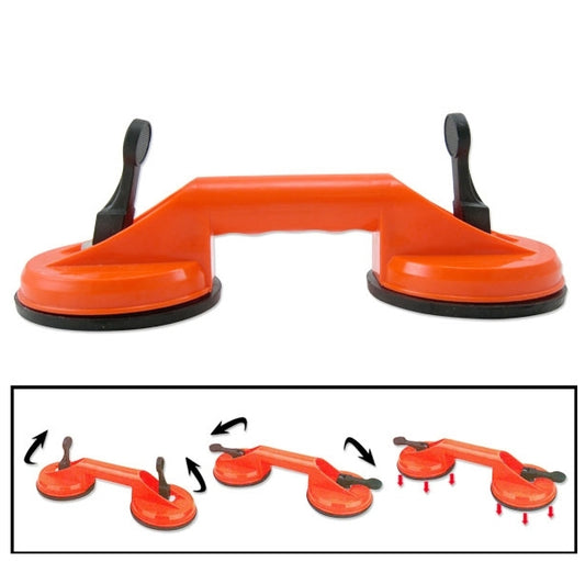 Double Suction Cup Dent Puller Glass Handle Repair Tool for PC / Laptop / iMac / LCD TV, Diameter: 11.5cm - Sucker by buy2fix | Online Shopping UK | buy2fix