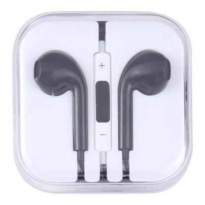 EarPods Wired Headphones Earbuds with Wired Control & Mic(Black) - In Ear Wired Earphone by buy2fix | Online Shopping UK | buy2fix