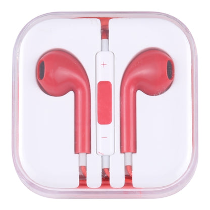 EarPods Wired Headphones Earbuds with Wired Control & Mic(Red) by buy2fix