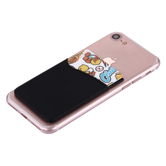 Smart Wallet Silicone Card Holder for iPhone Series(Black) - More iPhone Cases by buy2fix | Online Shopping UK | buy2fix