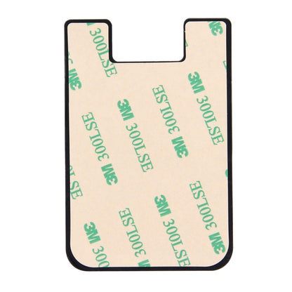 Smart Wallet Silicone Card Holder for iPhone Series(Black) - More iPhone Cases by buy2fix | Online Shopping UK | buy2fix