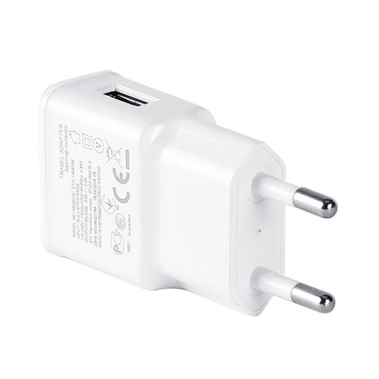 Charger Sync Cable + EU Plug Travel Charger(White) - USB Charger by buy2fix | Online Shopping UK | buy2fix