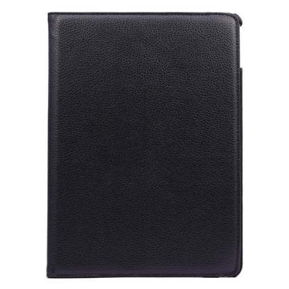 360 Degree Rotation Litchi Texture Flip Leather Case with 2 Gears Holder for iPad Air 2(Black) - More iPad Cases by buy2fix | Online Shopping UK | buy2fix