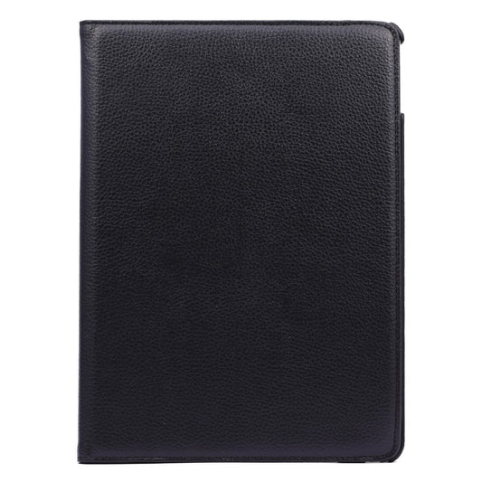 360 Degree Rotation Litchi Texture Flip Leather Case with 2 Gears Holder for iPad Air 2(Black) - More iPad Cases by buy2fix | Online Shopping UK | buy2fix