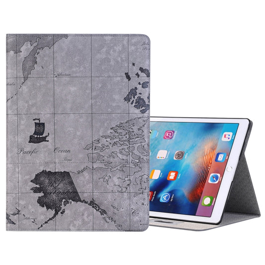 Retro World Map Pattern Leather Case with Holder & Card Slots & Wallet for iPad Air 2, Random Delivery(Grey) - More iPad Cases by buy2fix | Online Shopping UK | buy2fix