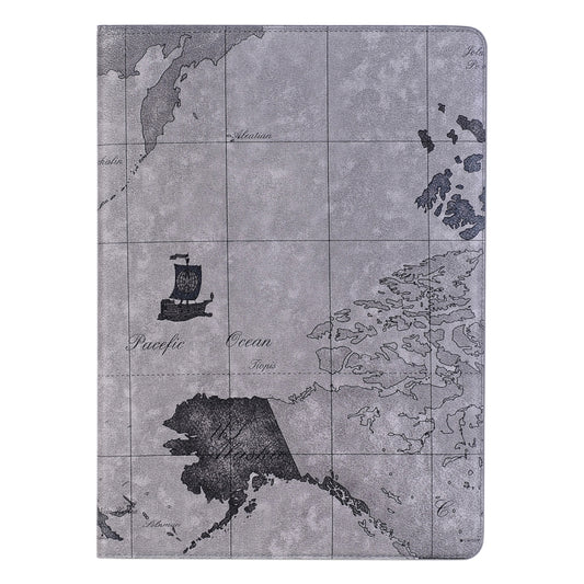 Retro World Map Pattern Leather Case with Holder & Card Slots & Wallet for iPad Air 2, Random Delivery(Grey) - More iPad Cases by buy2fix | Online Shopping UK | buy2fix
