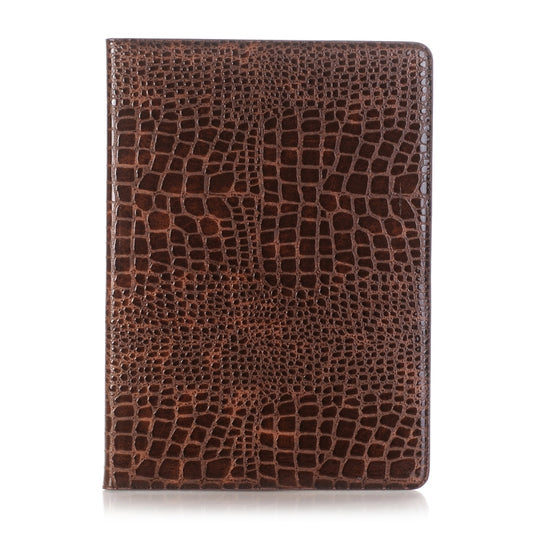 Crocodile Texture Horizontal Flip Leather Case with Holder & Card Slots & Wallet for iPad Air 2(Brown) - More iPad Cases by buy2fix | Online Shopping UK | buy2fix