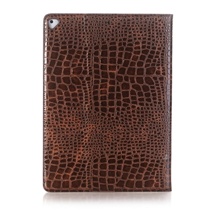 Crocodile Texture Horizontal Flip Leather Case with Holder & Card Slots & Wallet for iPad Air 2(Brown) - More iPad Cases by buy2fix | Online Shopping UK | buy2fix