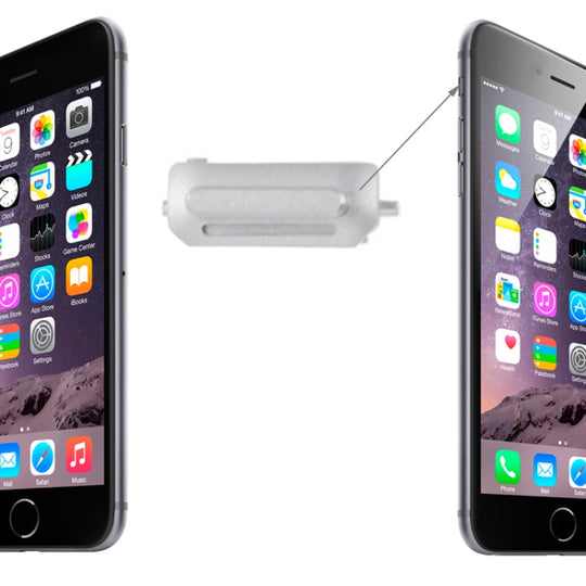 Original Stummschalter Vibrationstaste für iPhone 6 &amp; 6 Plus (Silber)