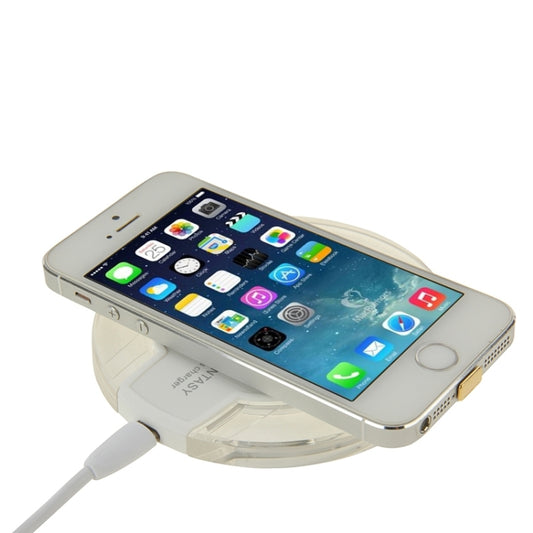 FANTASY Wireless Charger & 8Pin Wireless Charging Receiver , For iPhone 6 Plus / 6 / 5S / 5C / 5(White) - Wireless Charger Receiver by buy2fix | Online Shopping UK | buy2fix
