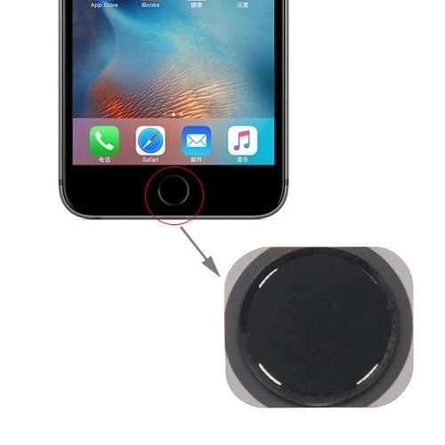 Home Button for iPhone 6s Plus(Black) - iPhone 6S/6S Plus Parts by buy2fix | Online Shopping UK | buy2fix